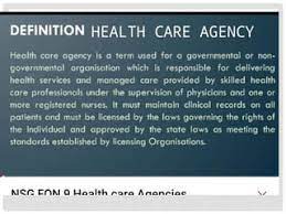 health care agency