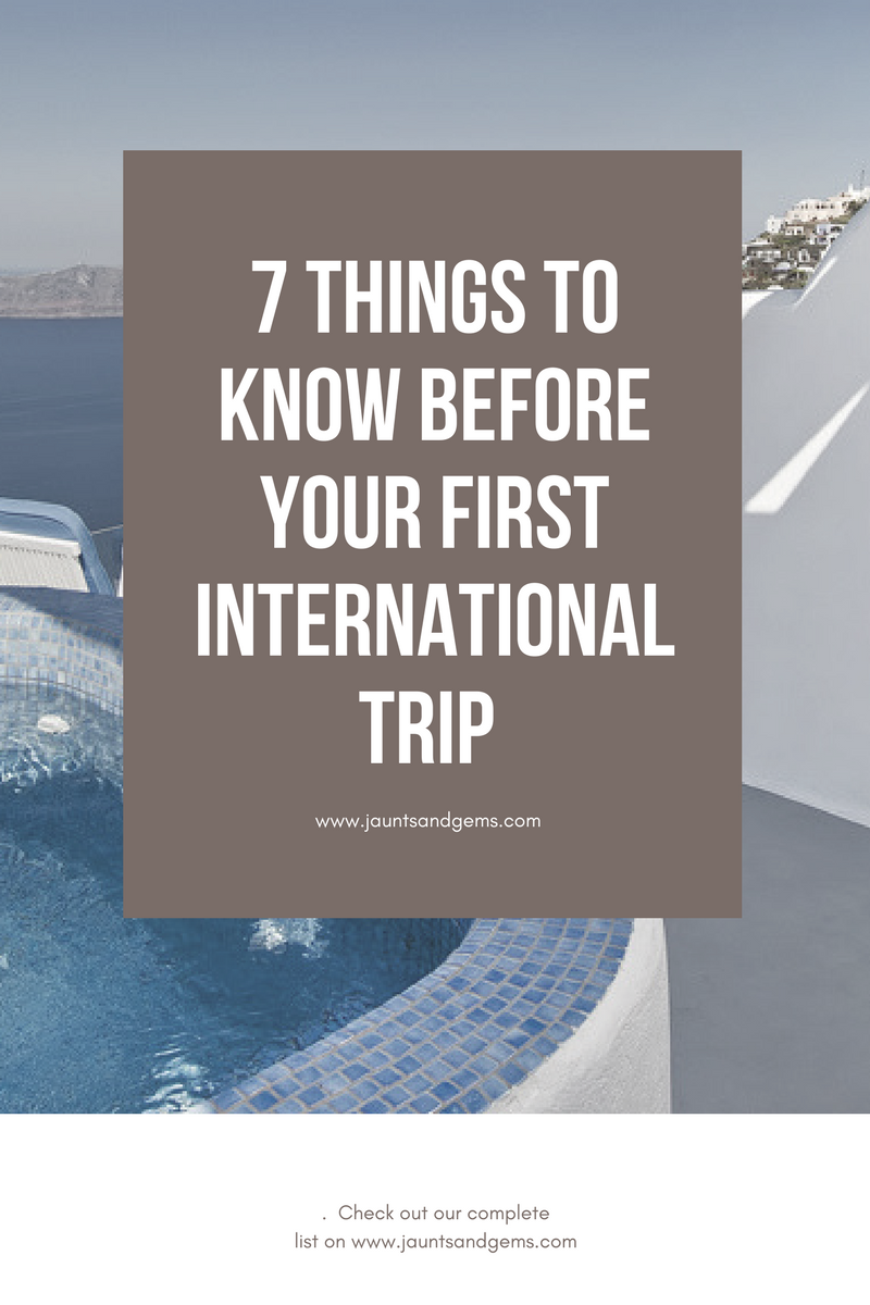 traveling internationally